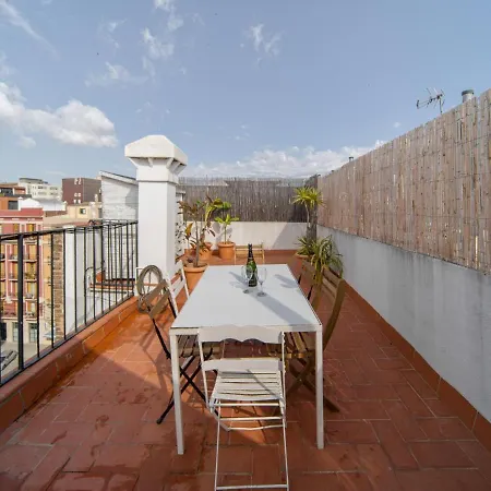 White Penthouse Apartment Barcelona